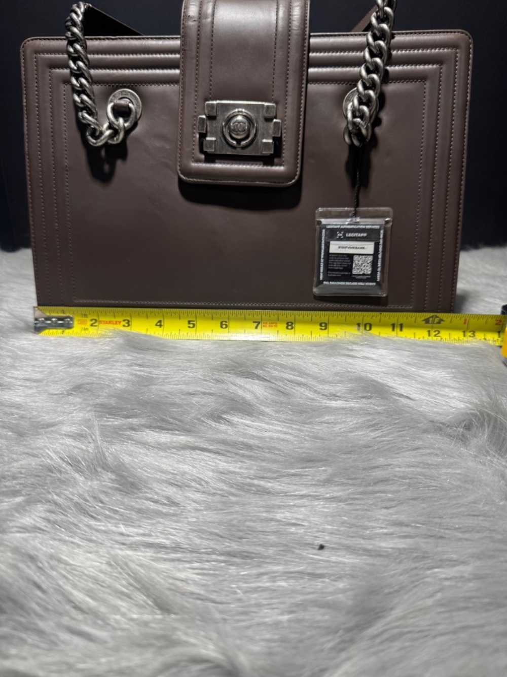 Chanel Boy Flap Shopper Tote~w/COA - Picture 8 of 13